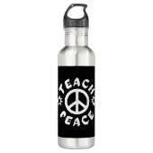 Teach Peace Waterfles (Voorkant)