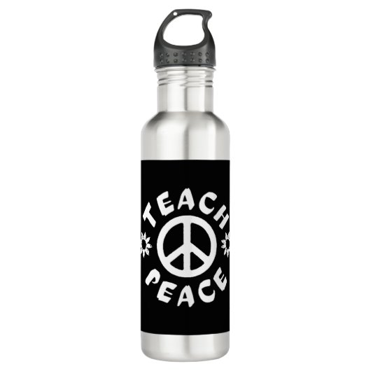 Teach Peace Waterfles (Voorkant)