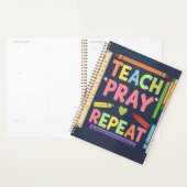 Teach Pray Repeat Planner (Display)