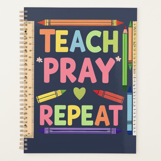 Teach Pray Repeat Planner (Voorkant)