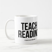 Teach Reading Coffee Mok (Links)