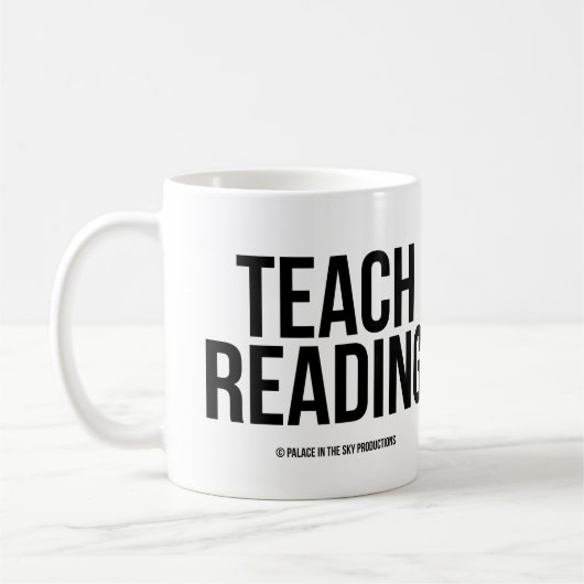 Teach Reading Coffee Mok (Links)