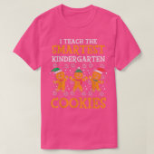 Teach Smartest Kindergarten Cookies leraar Christu T-shirt (Design voorkant)