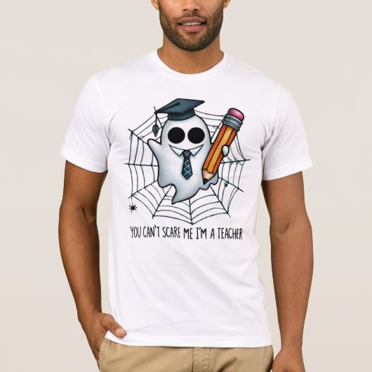 Teach & Terror - Ghosts maken geen kans T-shirt (Voorkant)