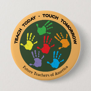 Teach Today - touch Tomorrow Ronde Button 7,6 Cm