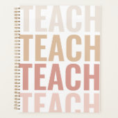 Teach Unieke roze & Gold Classroom Planner (Voorkant)