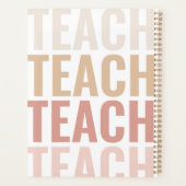 Teach Unieke roze & Gold Classroom Planner (Achterkant)