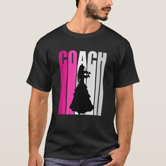 Teach Violin Instructor Coach Violinist Music Teac T-shirt (Voorkant)