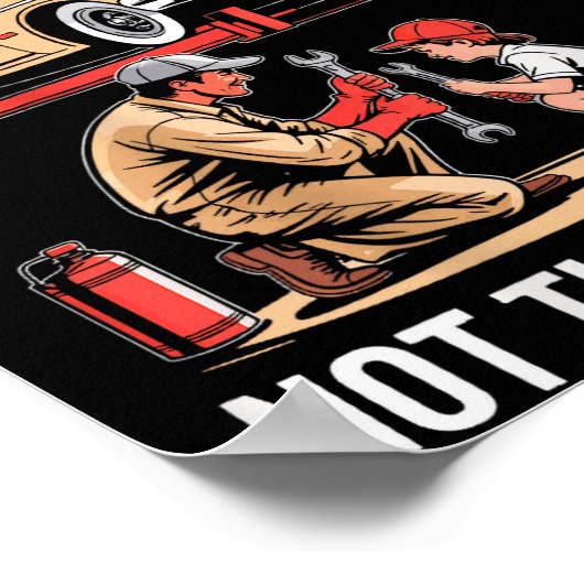 Teach Your Kids To Change Their Oil Not Their Gend Poster (Hoek)