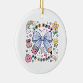 Teacher 100 Days of School Ornament (Rechts)