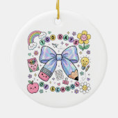 Teacher 100 Days of School Ornament (Achterkant)