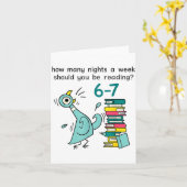 Teacher 67 How Many Nights A Week Should You Be Re Kaart (Gele Bloem)