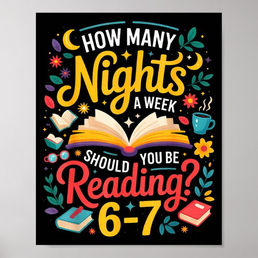 Teacher 67 How Many Nights A Week Should You Be Re Poster (Voorkant)