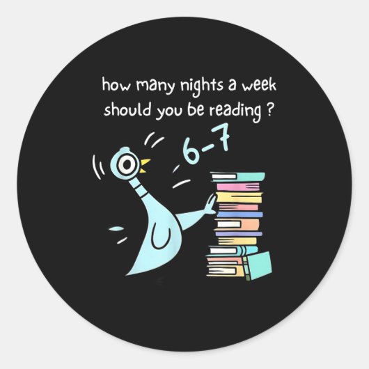 Teacher 67 How Many Nights A Week Should You Be Re Ronde Sticker (Voorkant)