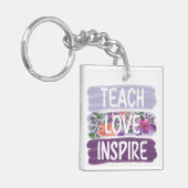 Teacher Acrylic Sleutelhanger (Voorkant Links)