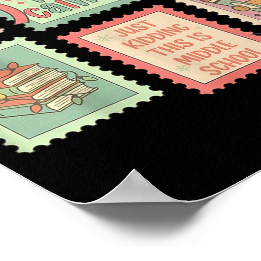 Teacher All Is Calm Just Kidding This Is Middle Sc Poster (Hoek)