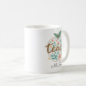 Teacher Apple Mug – Classic Red Apple Koffiemok (Voorkant rechts)