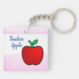 Teacher Apple Sleutelhanger