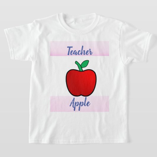 Teacher Apple T-shirt (Laagn)