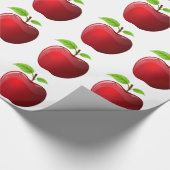 Teacher Apple Wrapping Paper Cadeauverpakking Cadeaupapier (Hoek)