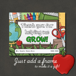 Teacher Appreciation Certificate of Thanks