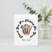 Teacher Appreciation Christmas  Feestdagenkaart (Staand voorkant)