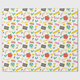 Teacher Appreciation Classroom Wrapping Paper Cadeaupapier