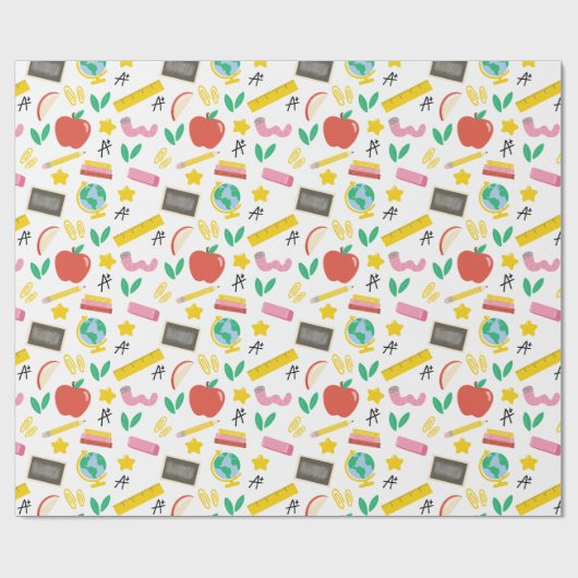 Teacher Appreciation Classroom Wrapping Paper Cadeaupapier (Vlak)