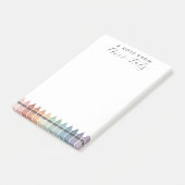 Teacher Appreciation Crayon Post-it® Notes (Schuin)