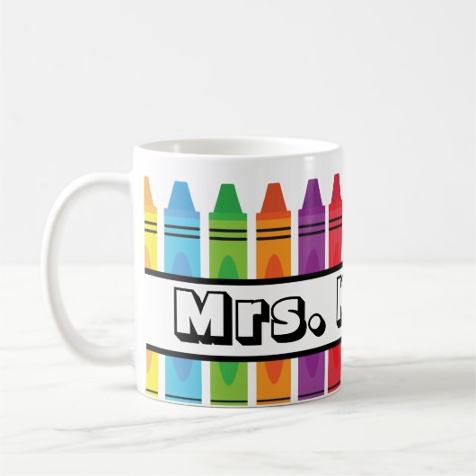 Teacher Appreciation Custom Coffee Cup Koffiemok (Links)