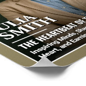 Teacher Appreciation Gift, Custom Magazine Hoesje Poster (Hoek)