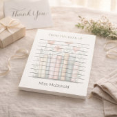 Teacher Appreciation Gift Floral Stacked Books Notitieblok