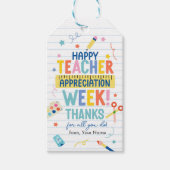 Teacher Appreciation Gift Tag Cadeaulabel (Voorkant)