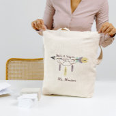 Teacher Appreciation Guide en Inspireer Boho Arrow Tote Bag