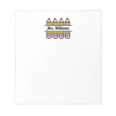 Teacher Appreciation Pencil Terug naar school Notitieblok (Voorkant)