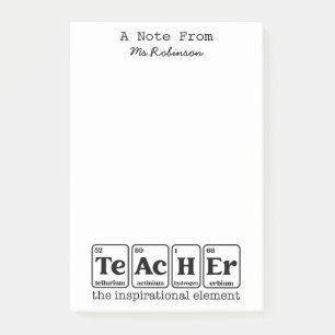 Teacher Appreciation Science Theme Briefpapier Post-it® Notes