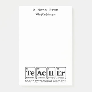 Teacher Appreciation Science Theme Briefpapier Post-it® Notes