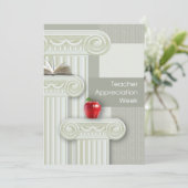 Teacher Appreciation Week Aangepaste Kaart (Staand voorkant)