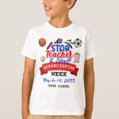 Teacher Appreciation Week All Star School Kind T-shirt (Voorkant)
