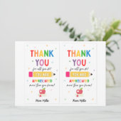 Teacher Appreciation Week - Mini Kaart inc. Digita (Staand voorkant)