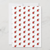 Teacher Appreciation Worm in Apple Naam toevoegen Bedankkaart (Achterkant)