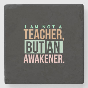 Teacher Art Teacher An Awakener Stenen Onderzetter