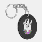 Teacher ASL Hand Sign Sleutelhanger (Voorkant Links)