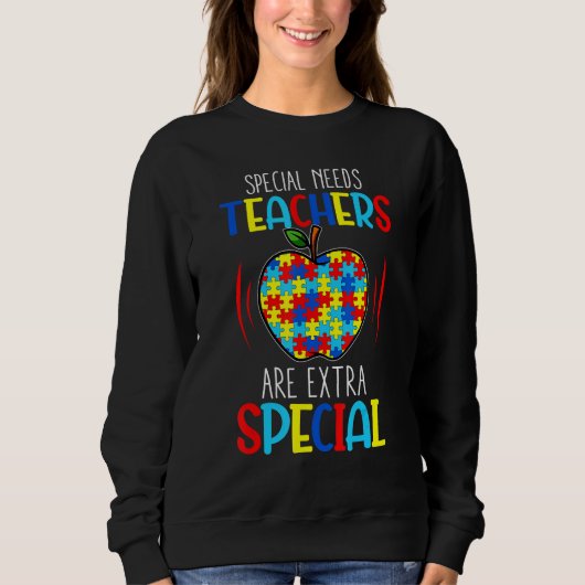 Teacher Autism Special Need Teacher Extra Special  Trui (Voorkant)