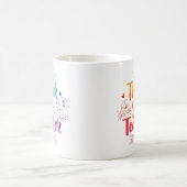 Teacher Bright Kleurrijke "Bedankt" Mok Gift (Center)