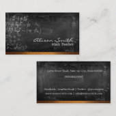 Teacher Business card Visitekaartje (Voorkant / Achterkant)