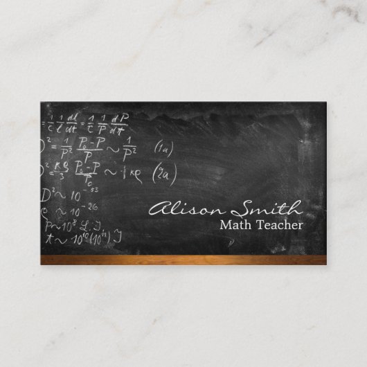 Teacher Business card Visitekaartje (Voorkant)