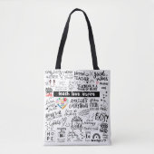 TEACHER CANVAS TAS - Leer liefde inspireren bevest (Voorkant)