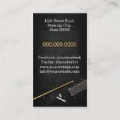 Teacher chalkboard visitekaartje (Achterkant)