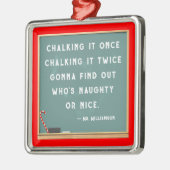 Teacher Christmas Collectible Metalen Ornament (Links)